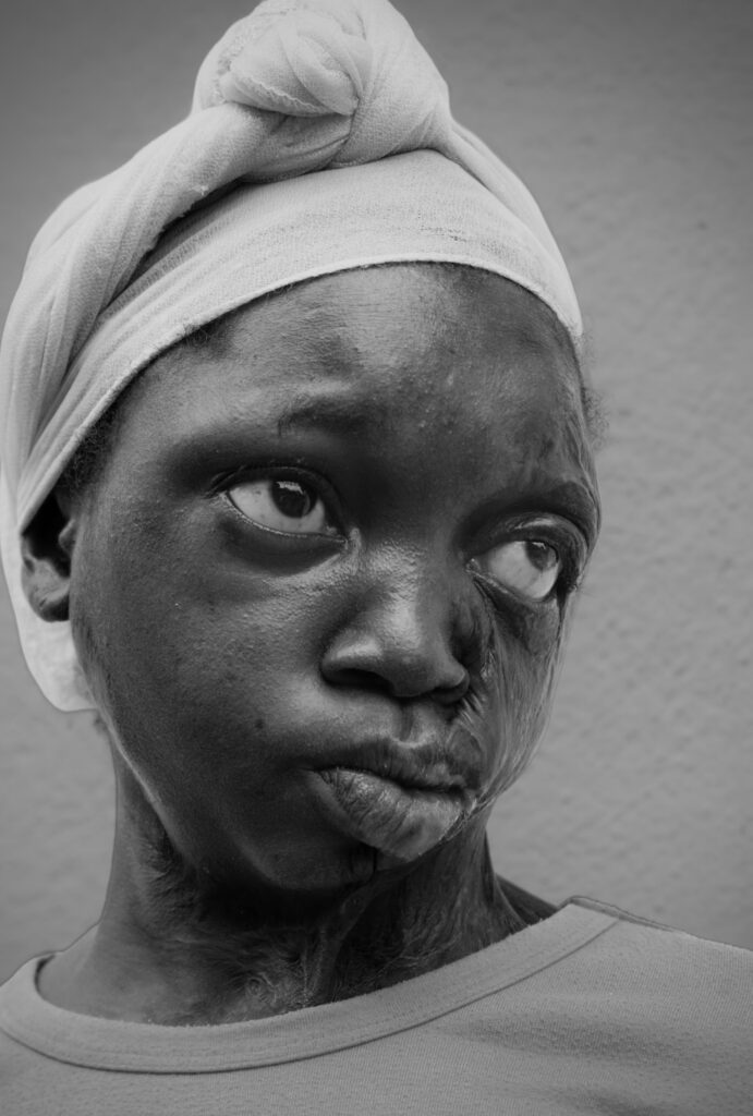 Portrait of a young resident of Massatin