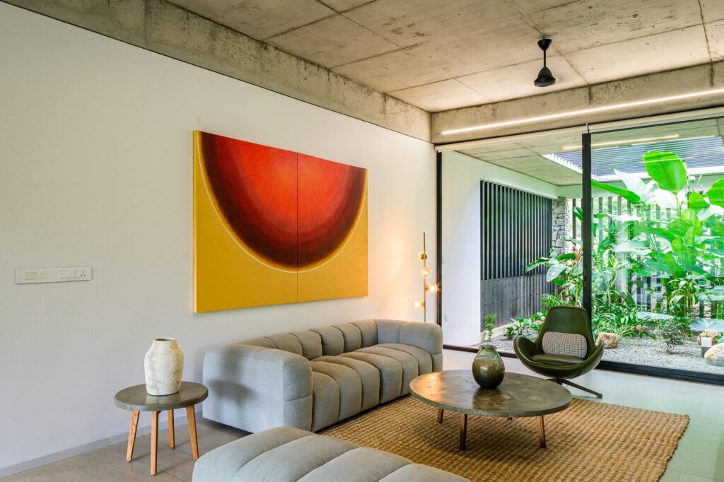 Ground-floor family living space. Photo: Praveen Mohandas